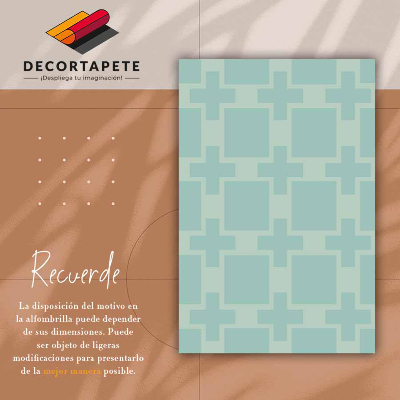Tapete vinílico Cruzes geométricas