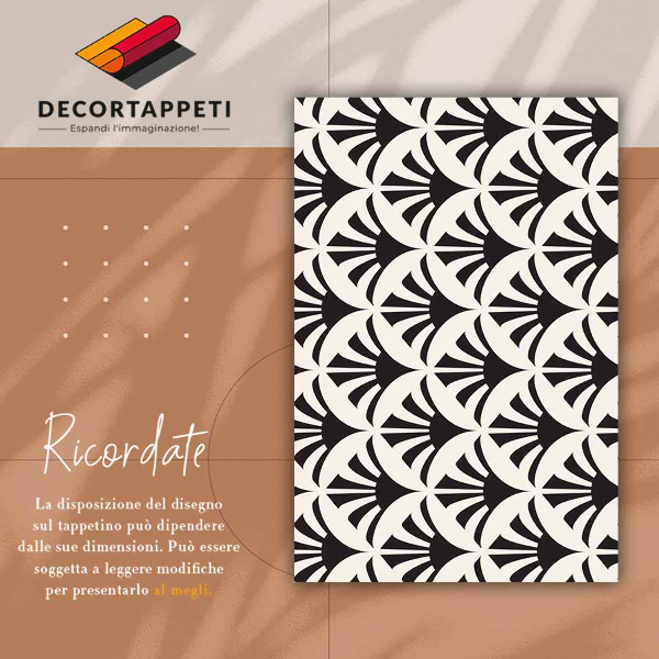Tapete de vinil Folhas geométricas