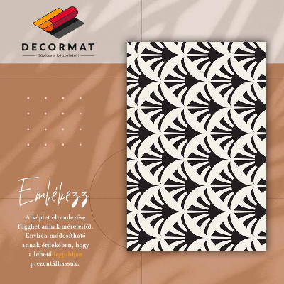 Tapete de vinil Folhas geométricas