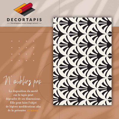 Tapete de vinil Folhas geométricas