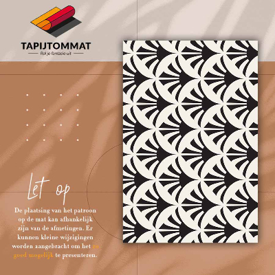 Tapete de vinil Folhas geométricas