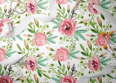 Tapete vinílico Rosas em aquarela