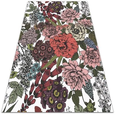 Tapete de vinil Várias flores