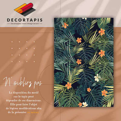 Tapete vinílico Folhas tropicais