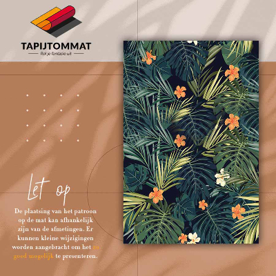 Tapete vinílico Folhas tropicais