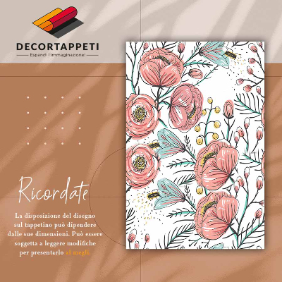 Tapete de vinil Flores delicadas