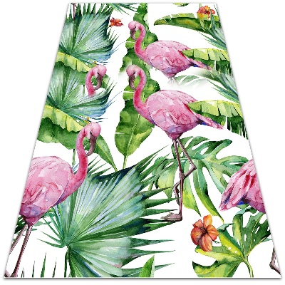 Tapete vinílico Flamingos