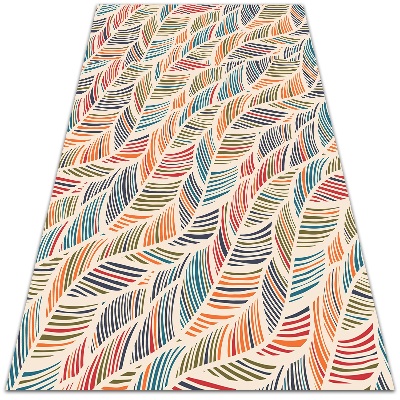 Tapete de vinil Folhas de contorno