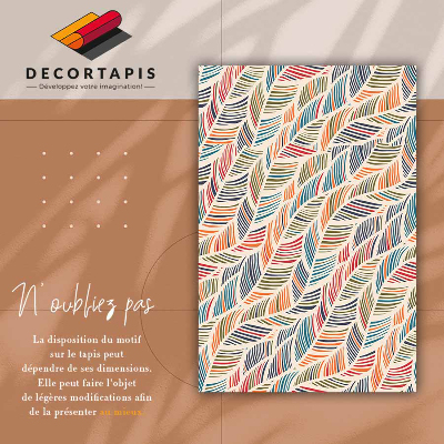 Tapete de vinil Folhas de contorno