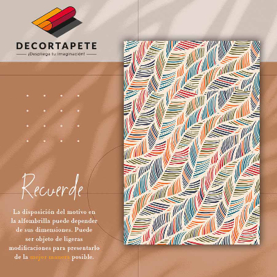 Tapete de vinil Folhas de contorno