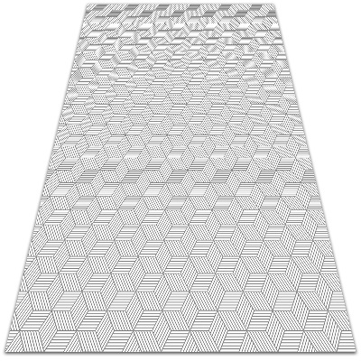 Tapete de vinil Cubo geométrico