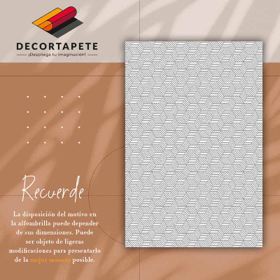 Tapete de vinil Cubo geométrico