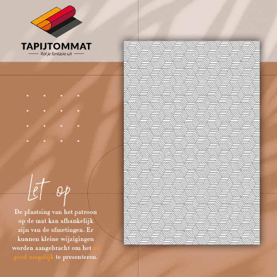 Tapete de vinil Cubo geométrico