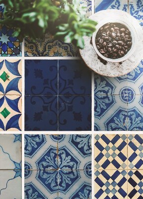 Tapete vinílico Azulejos marroquinos