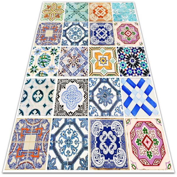 Tapete de vinil Azulejos gregos