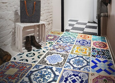 Tapete de vinil Azulejos gregos