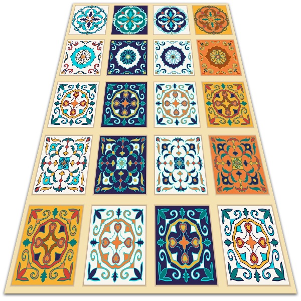 Tapete vinílico Azulejos gregos