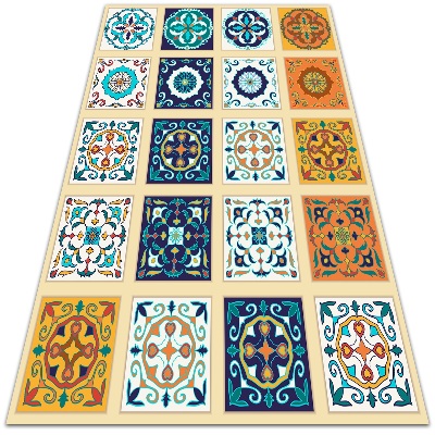 Tapete vinílico Azulejos gregos