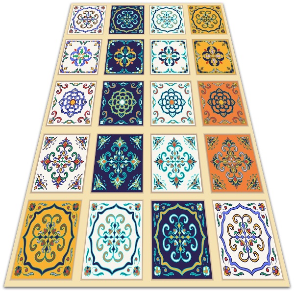 Tapete de vinil Azulejos gregos