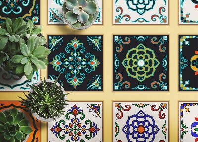 Tapete de vinil Azulejos gregos