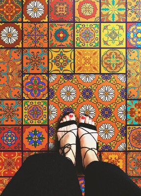 Tapete vinílico Azulejos marroquinos