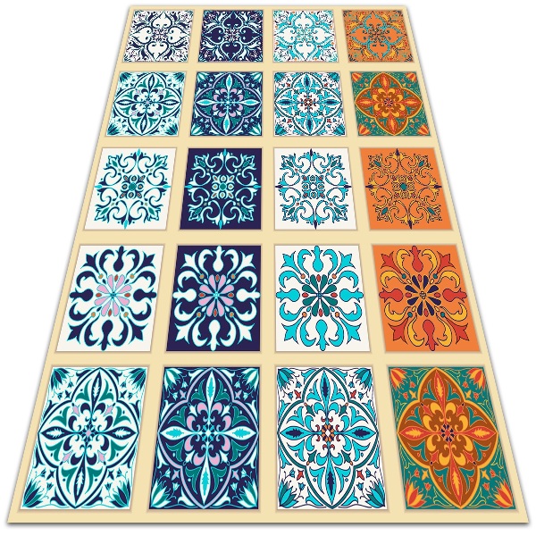 Tapete vinílico Azulejos gregos