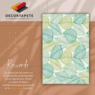 Tapete de vinil Esqueleto foliar
