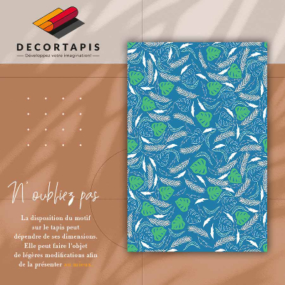 Tapete vinílico Folhas havaianas
