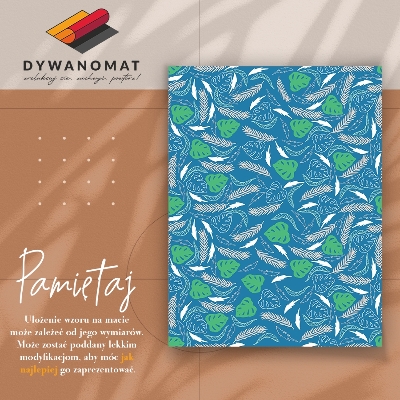 Tapete vinílico Folhas havaianas