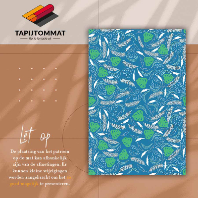 Tapete vinílico Folhas havaianas