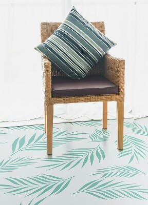 Tapete de vinil Folhas havaianas