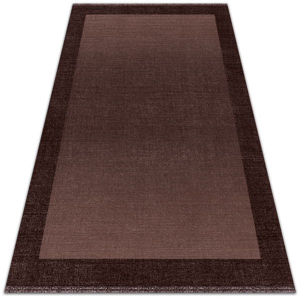 Tapete de vinil Moldura marrom