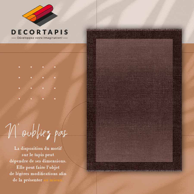 Tapete de vinil Moldura marrom
