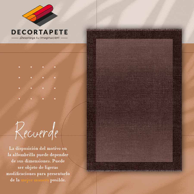 Tapete de vinil Moldura marrom