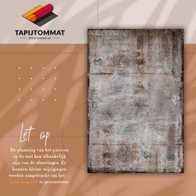 Tapete de vinil Chapa de metal enferrujada