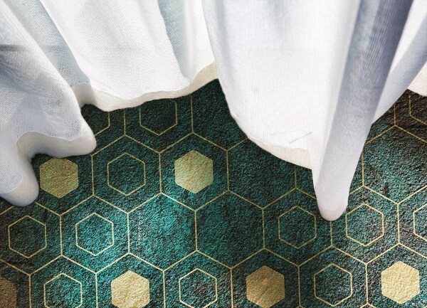 Tapete de vinil Padrão hexagonal