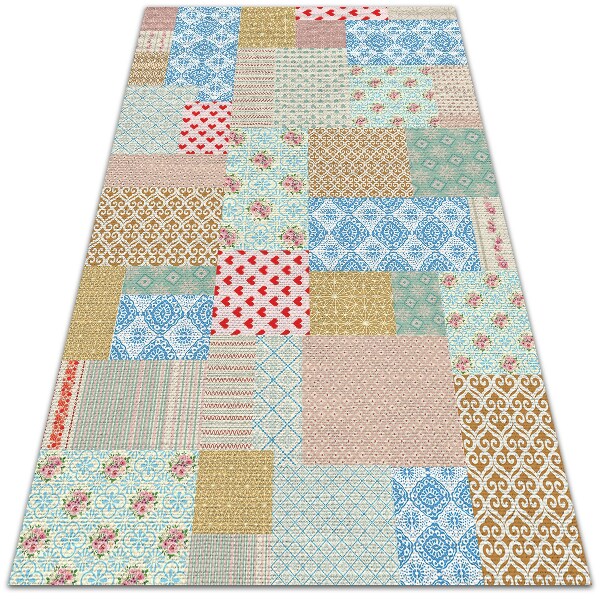 Tapete de vinil Patchwork várias peças