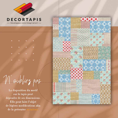 Tapete de vinil Patchwork várias peças