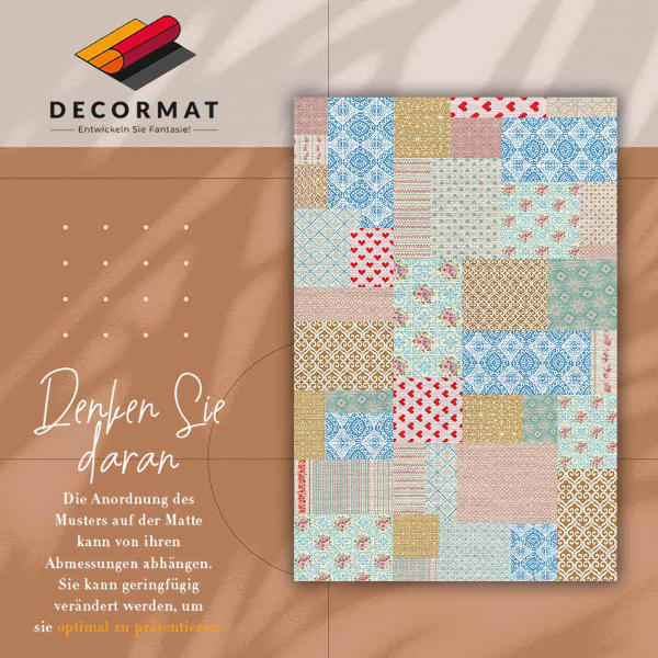 Tapete de vinil Patchwork várias peças