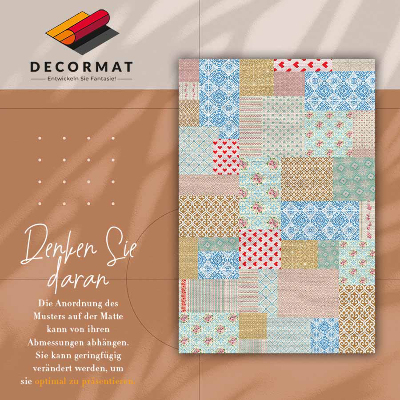 Tapete de vinil Patchwork várias peças