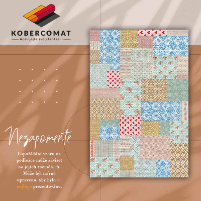 Tapete de vinil Patchwork várias peças