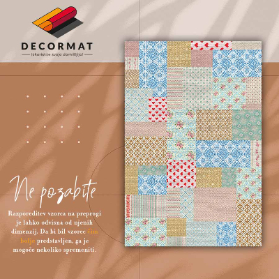 Tapete de vinil Patchwork várias peças