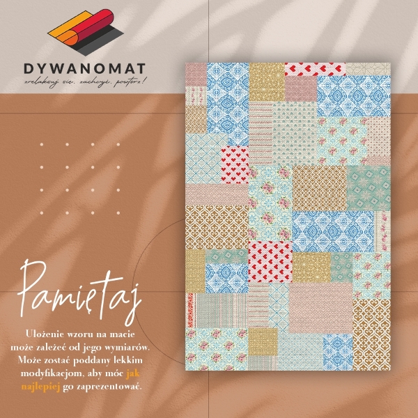 Tapete de vinil Patchwork várias peças