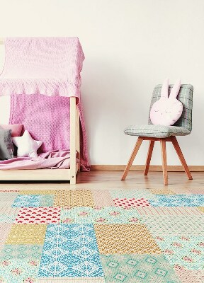 Tapete de vinil Patchwork várias peças