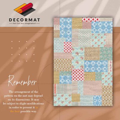 Tapete de vinil Patchwork várias peças