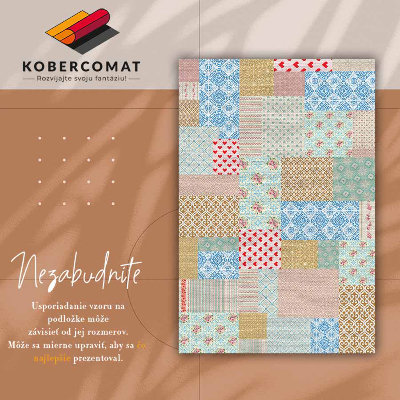 Tapete de vinil Patchwork várias peças