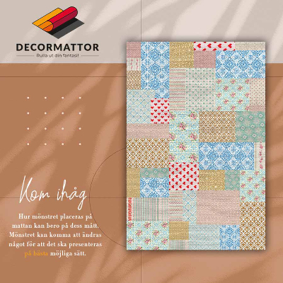 Tapete de vinil Patchwork várias peças