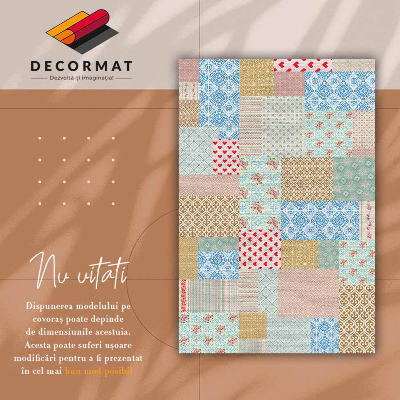 Tapete de vinil Patchwork várias peças