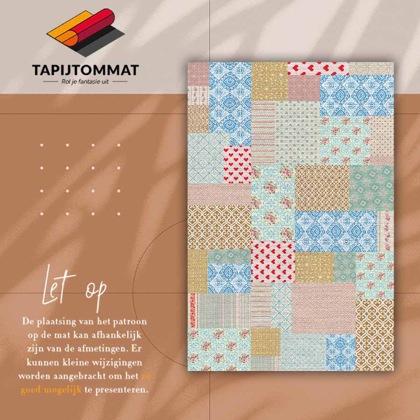 Tapete de vinil Patchwork várias peças