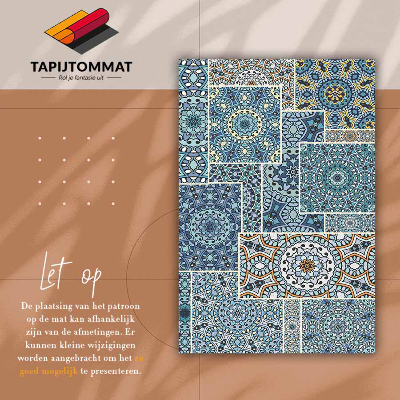 Tapete vinílico Patchwork de mandala
